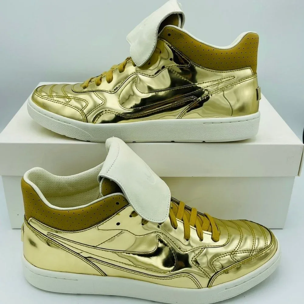 Nike Nsw Tiempo 94 Mid Sp 'Liquid Gold' Sz 10 - Picture 1 of 9